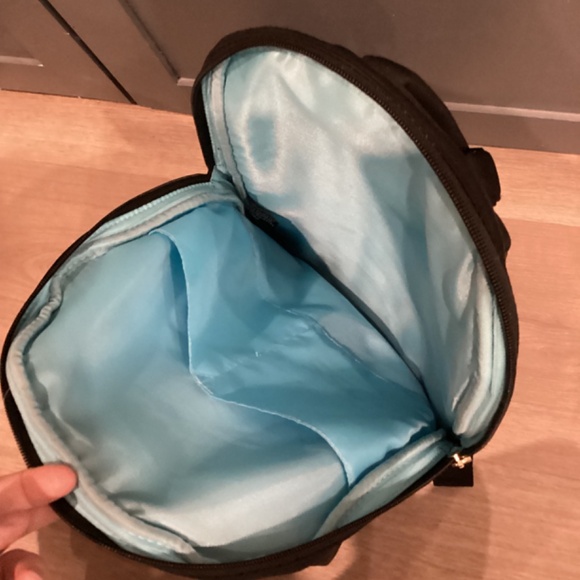 Cynthia Rowley Neoprene and Nylon Backpack Black / Gold Medium - Picture 9 of 14